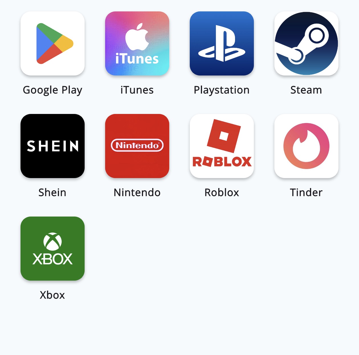 بطاقات iTunes